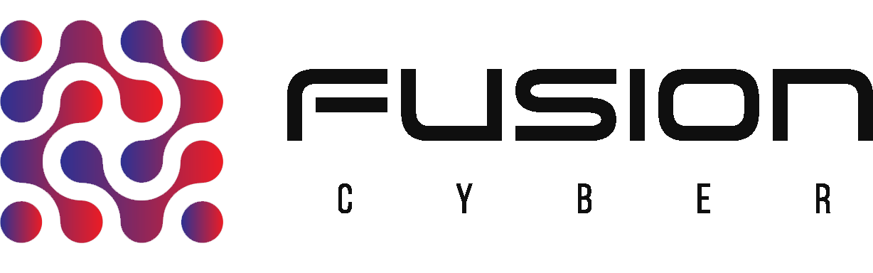 Fusion Cyber Logo [DARK TEXT]